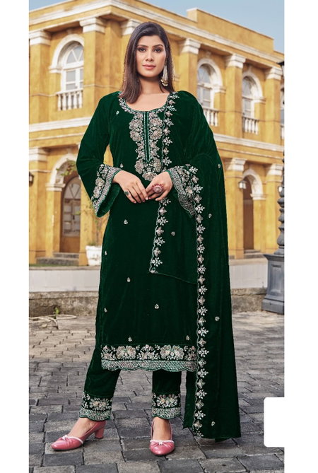 Motifz R 2160 C to G Velvet Readymade Pakistani Salwar Suits Wholesale Shop In Surat